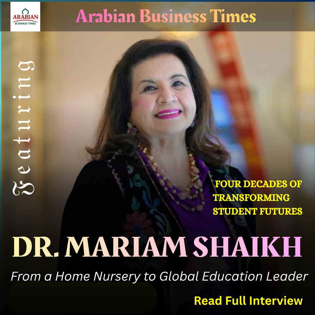 Dr. Mariam Shaikh speaking about global education opportunities and student success in UAE interview