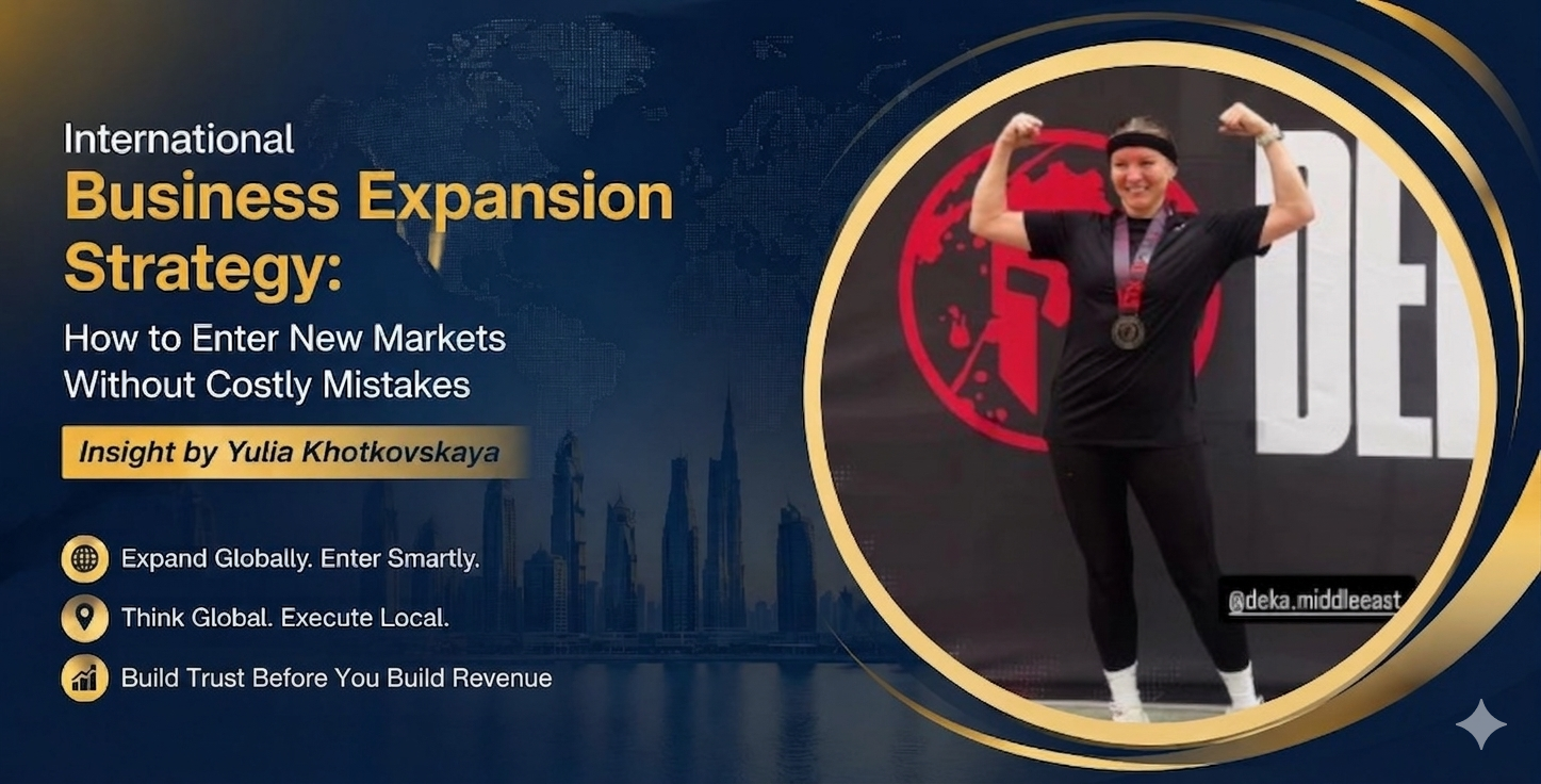 International Business Expansion Strategy How to Enter New Markets Without Costly Mistakes – Insight by Yulia Khotkovskaya