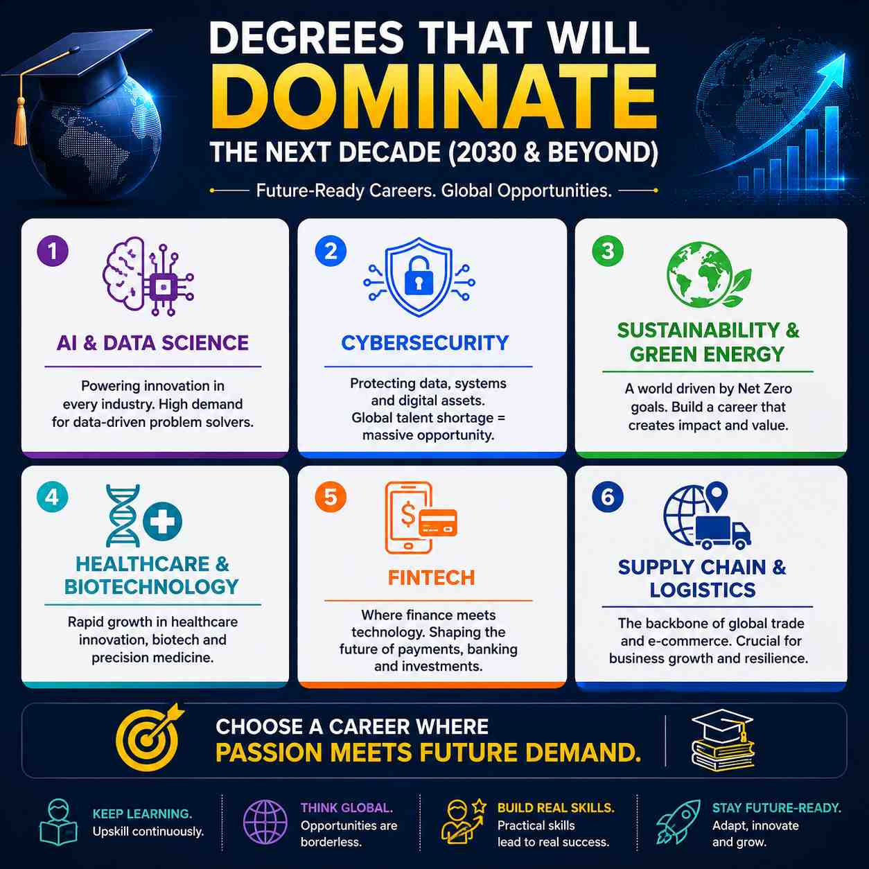 Top Career Fields for 2030 & Beyond