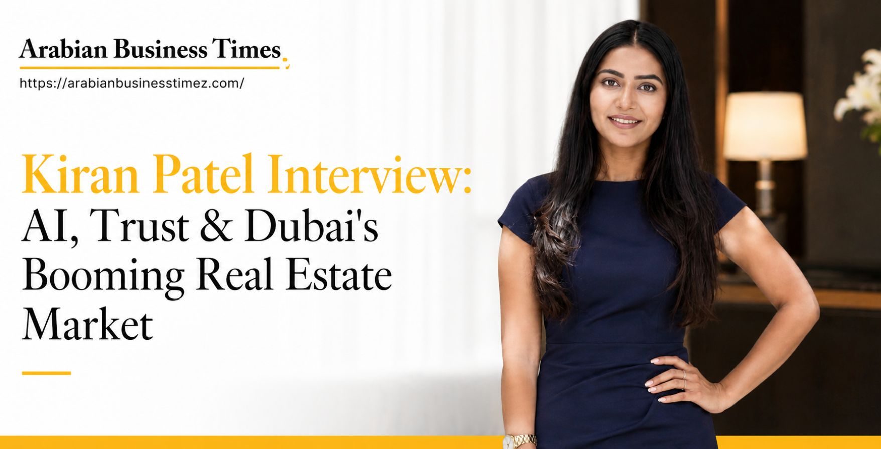 Kiran Patel Interview explaining how artificial intelligence is transforming the real estate industry while trust, relationships, and expert guidance remain essential for successful property investments.