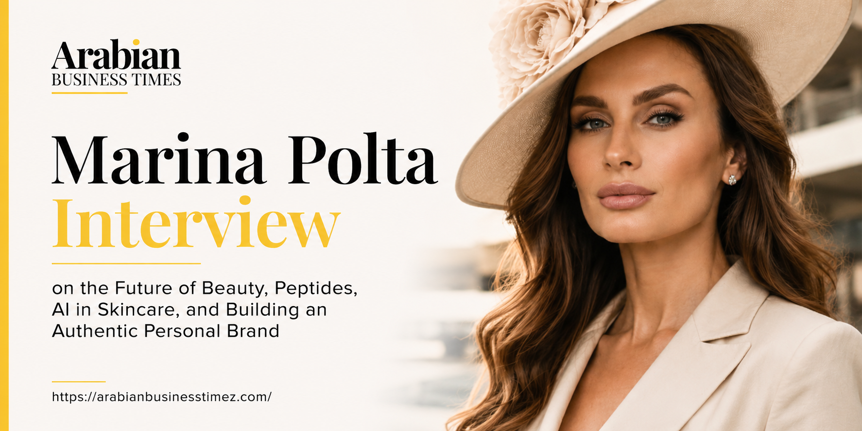 Marina Polta Interview on the Future of Beauty, Peptides, AI in Skincare, and Building an Authentic Personal Brand