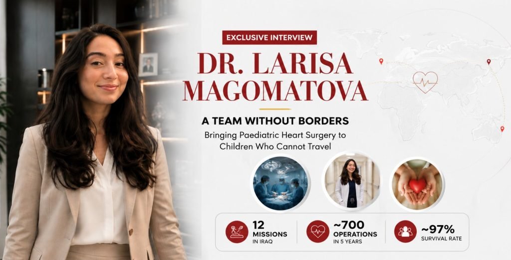 Dr. Larisa Magomatova: A Team Without Borders Bringing Paediatric Heart Surgery to Children Who Cannot Travel 2 Dr. Larisa Magomatova A Team Without Borders Bringing Paediatric Heart Surgery to Children Who Cannot Travel