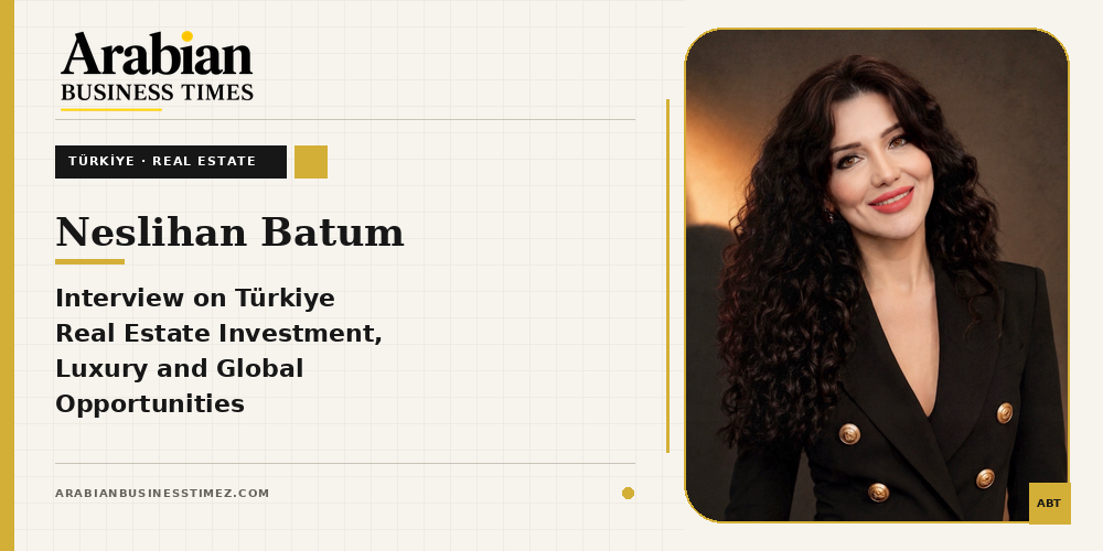 Neslihan Batum Interview on Türkiye Real Estate Investment, Luxury and Global Opportunities