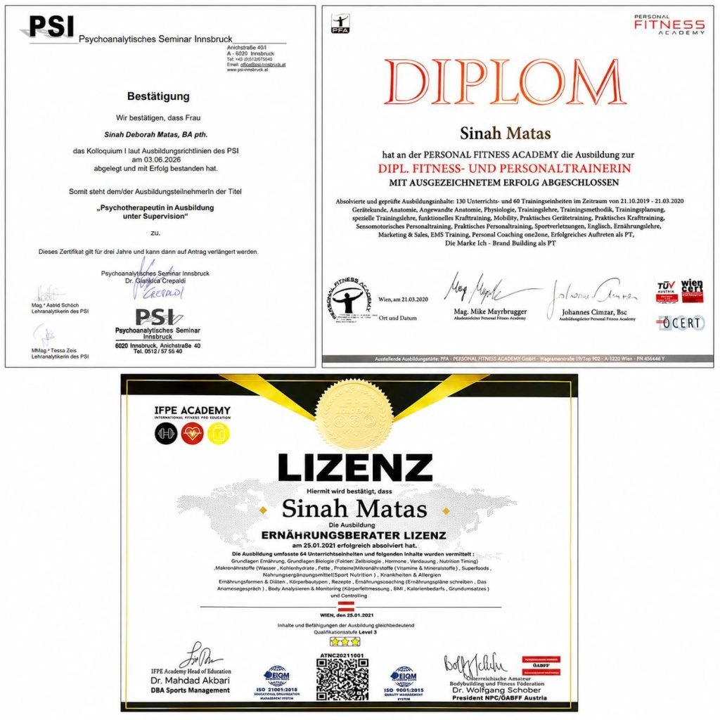Sinah Deborah Matas certified personal trainer and nutrition coach
