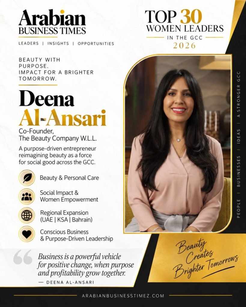 Deena Al Ansari — Co Founder The Beauty Company W.L.L