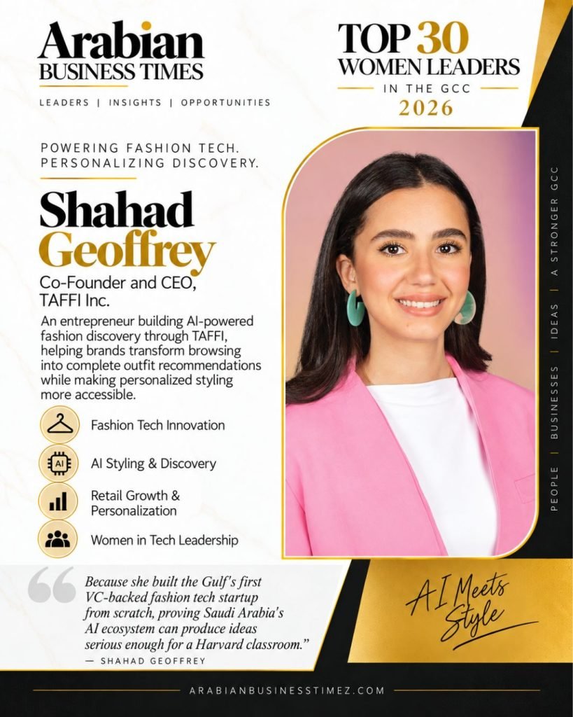 Shahad Geoffrey — Co Founder and CEO TAFFI Inc