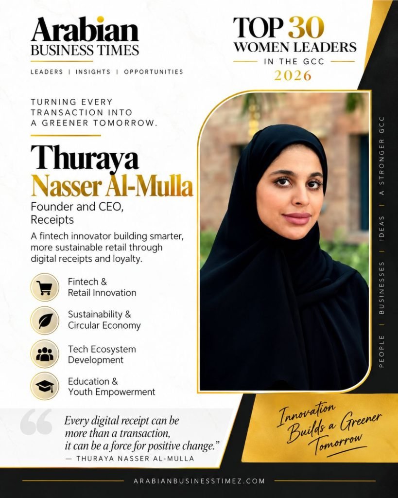 Thuraya Nasser Al Mulla — Founder and CEO Receipts